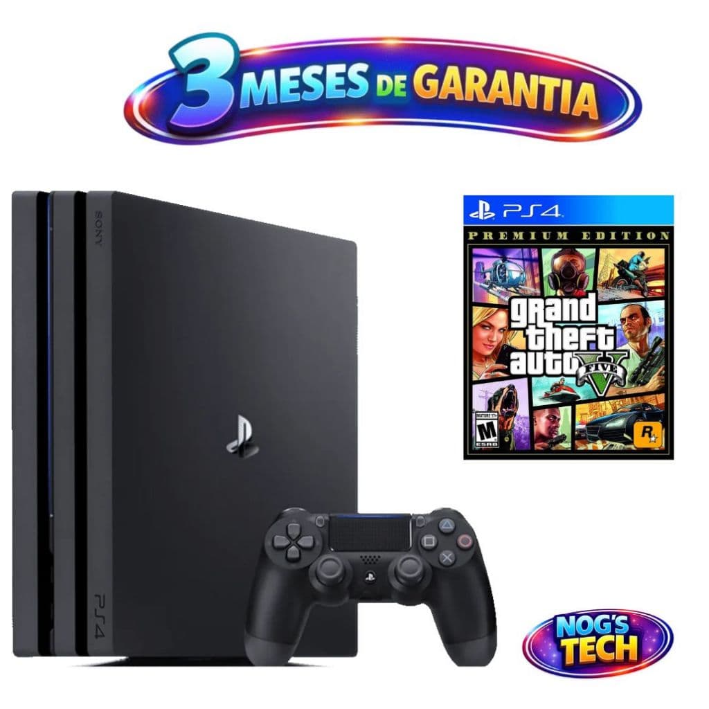 🎮 PlayStation 4 Pro SEMINOVO 1TB + Controle Original + Jogo Incluso