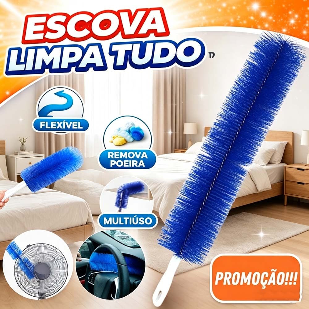 Escova de Ventilador em Microfibra Flexível e Dobrável | Removedor de Poeira Multiuso para Ar Condicionado e Janelas