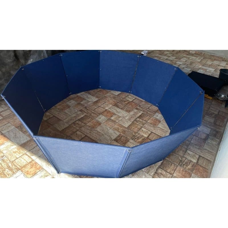 Tambor Rebolo de 10 placas dobrável