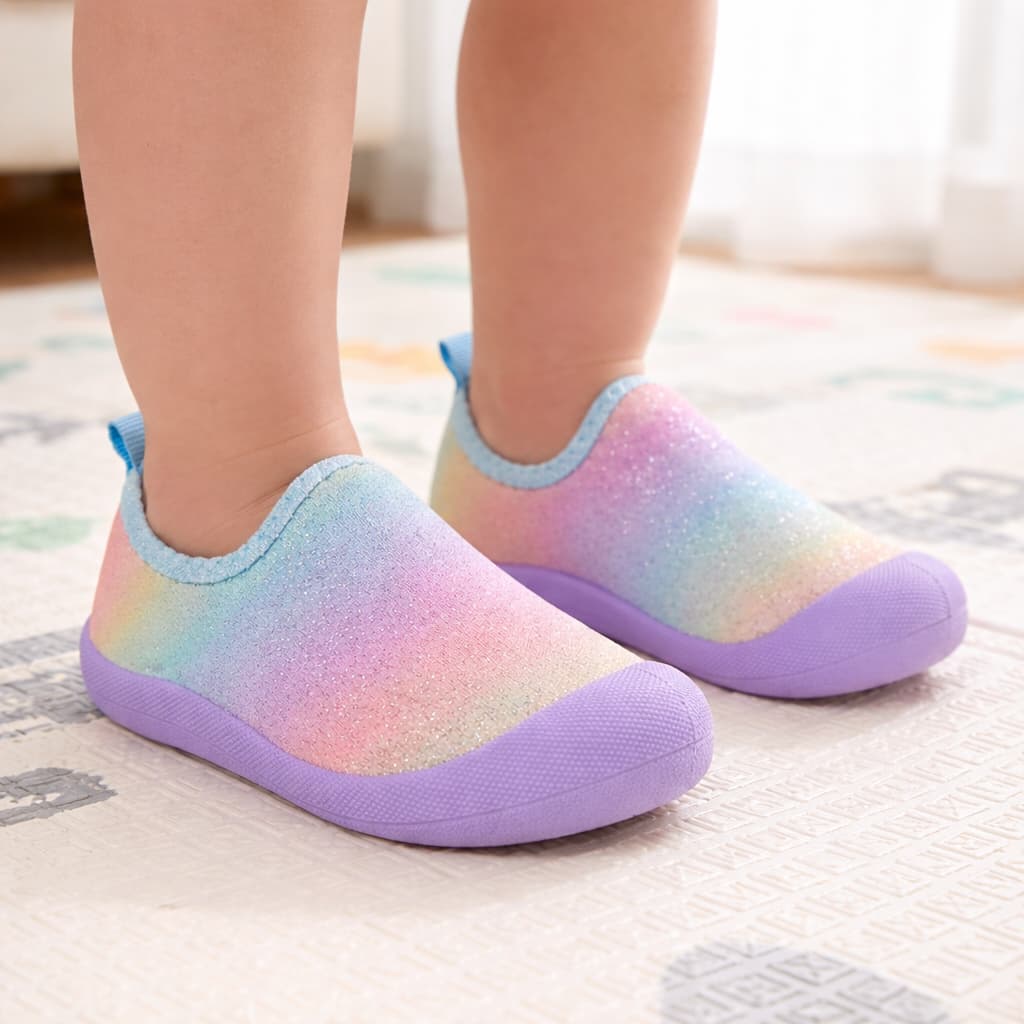 Tênis Infantil Menina Calce Fácil Brilho Sapatinho Princesa Primeiros Passos Antiderrapante