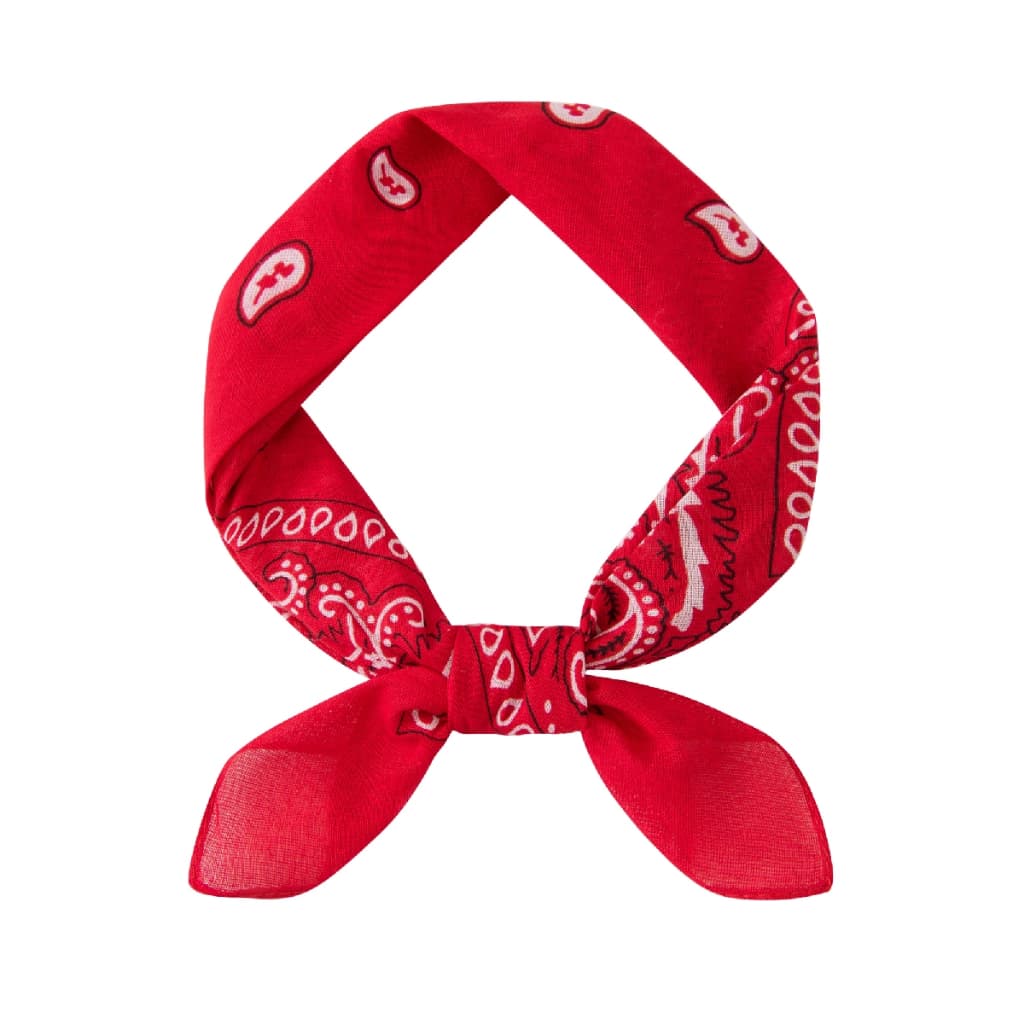 Bandana Lenço Rock Star Sports 55X55Cm Vermelho