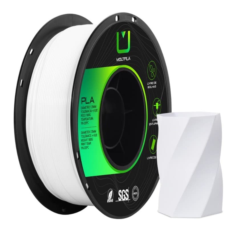 Filamento PLA 1.75mm Multifila 1kg - Alta Qualidade 3D