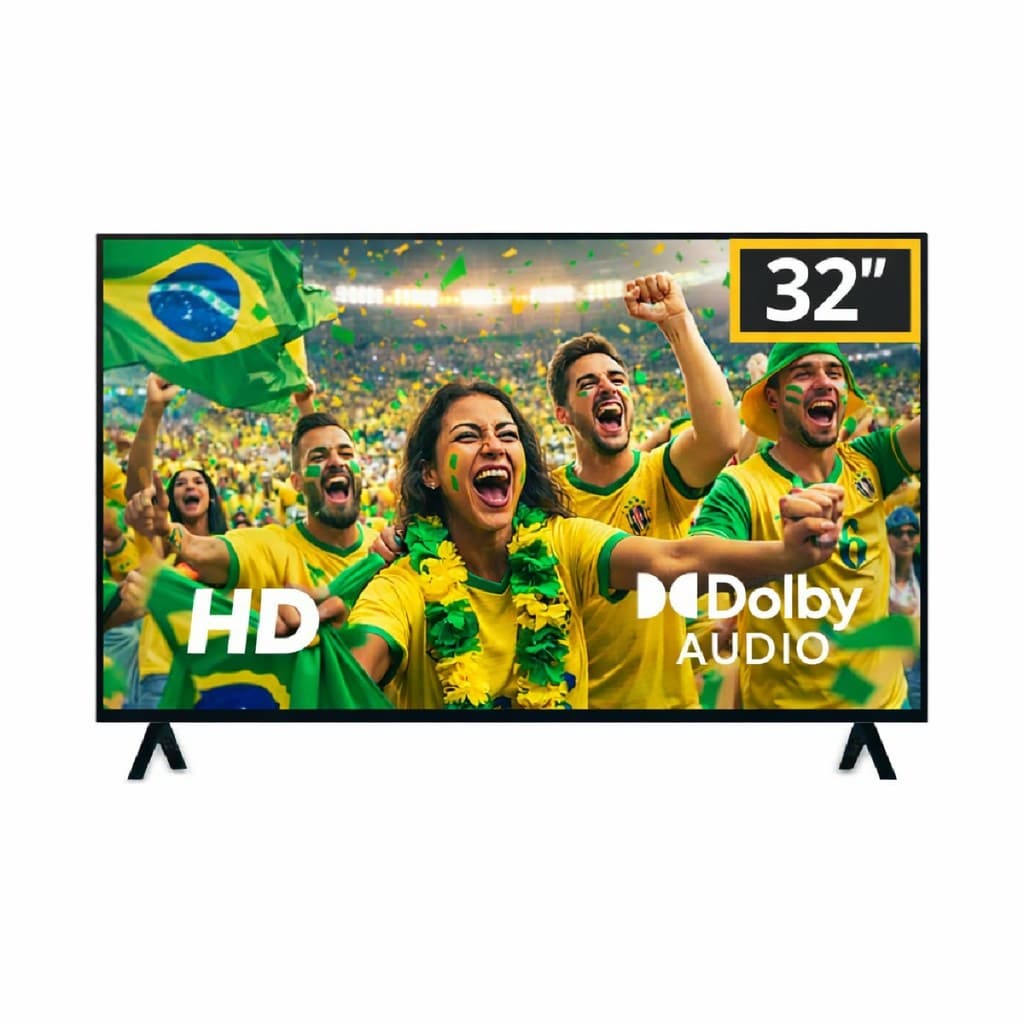 Smart TV 32 Polegadas LED HD Wi-Fi Android TV 60Hz 100/240V