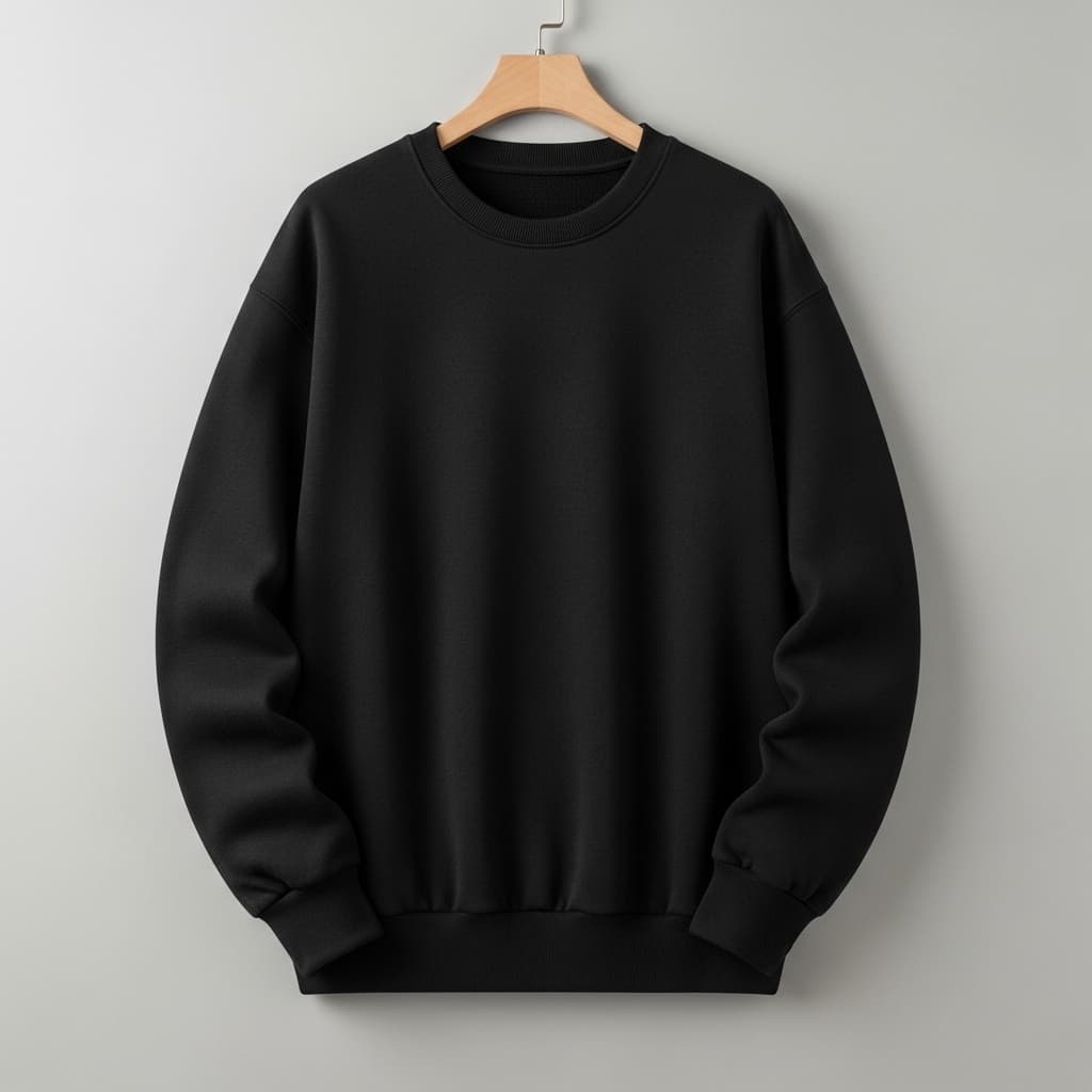 Blusa Moletom Gola Careca Unissex Inverno Macia Confortável