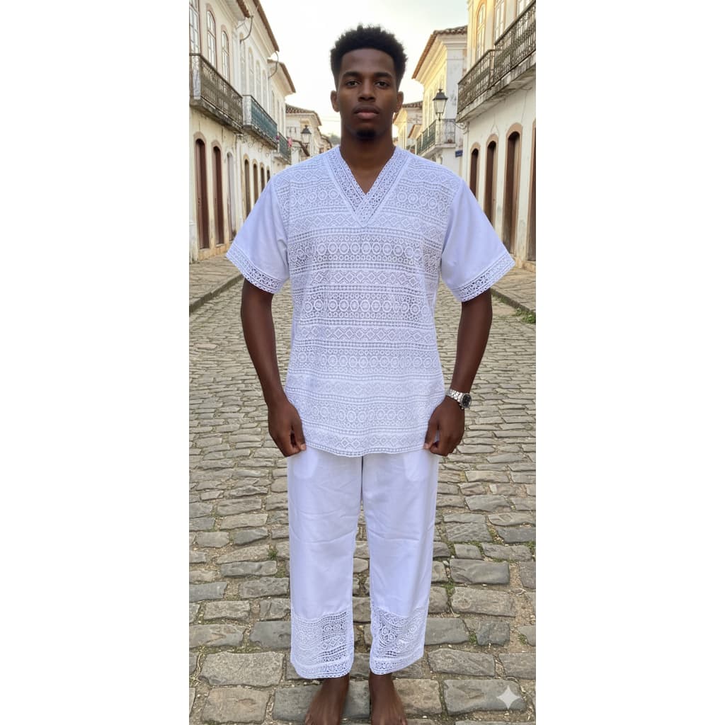 Conjunto Masculino Guipir Umbanda e Candomblé