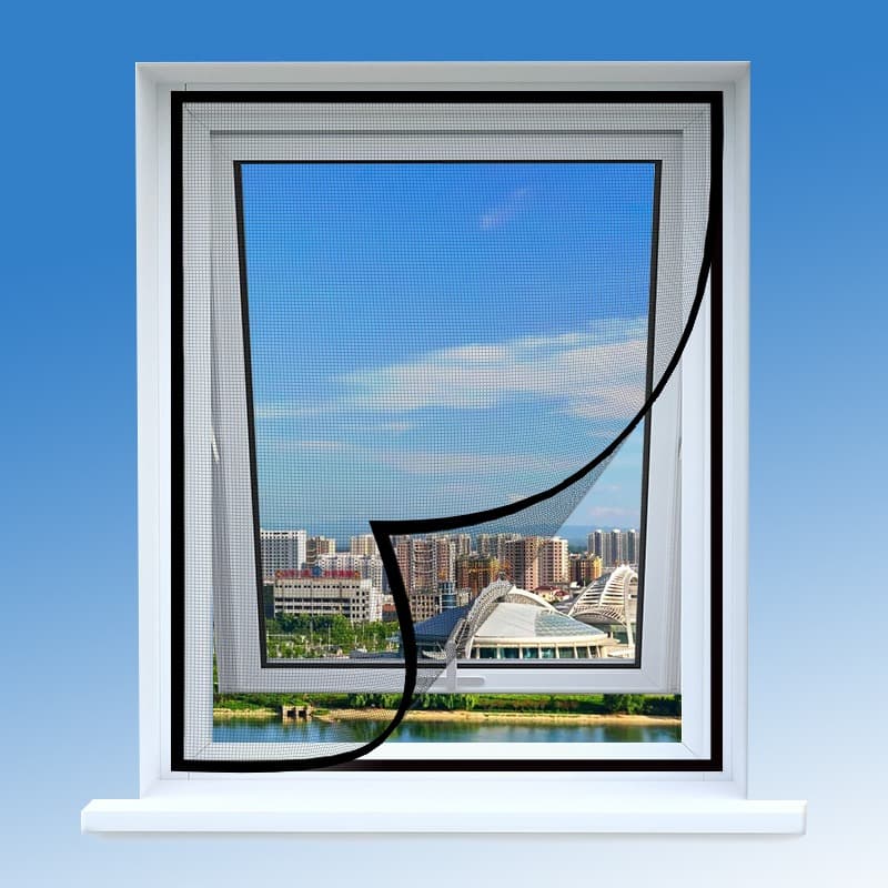 Tela Mosquiteiro Resistente Mosquiteira Contra Insetos Telinha de Fibra de Vidro com Velcro Costurado em toda borda