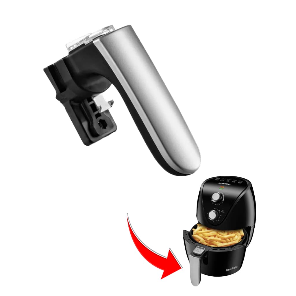 Cabo Puxador Para Air Fryer Mondial Af-29 / Af-30 / Af-31 -