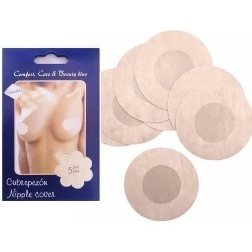 Kit 100 Tapa-Seios Invisível Adesivo Protetor com 7,5cm de Diâmetro para Tampar Mmilos/Aureold