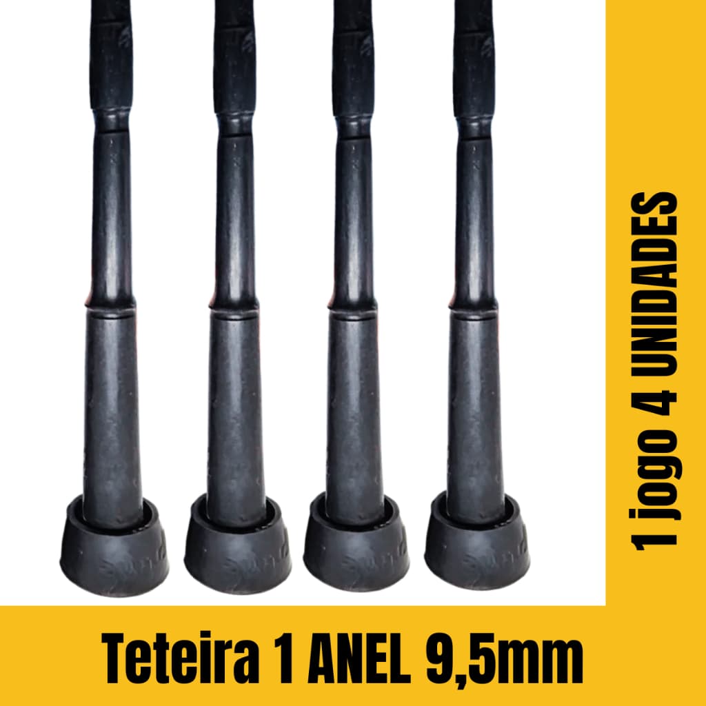 Teteira 1 ANEL 9,5mm 1 JOGO/4 Unidades Insuflador/Espremedor/Universal Ordenhadeira