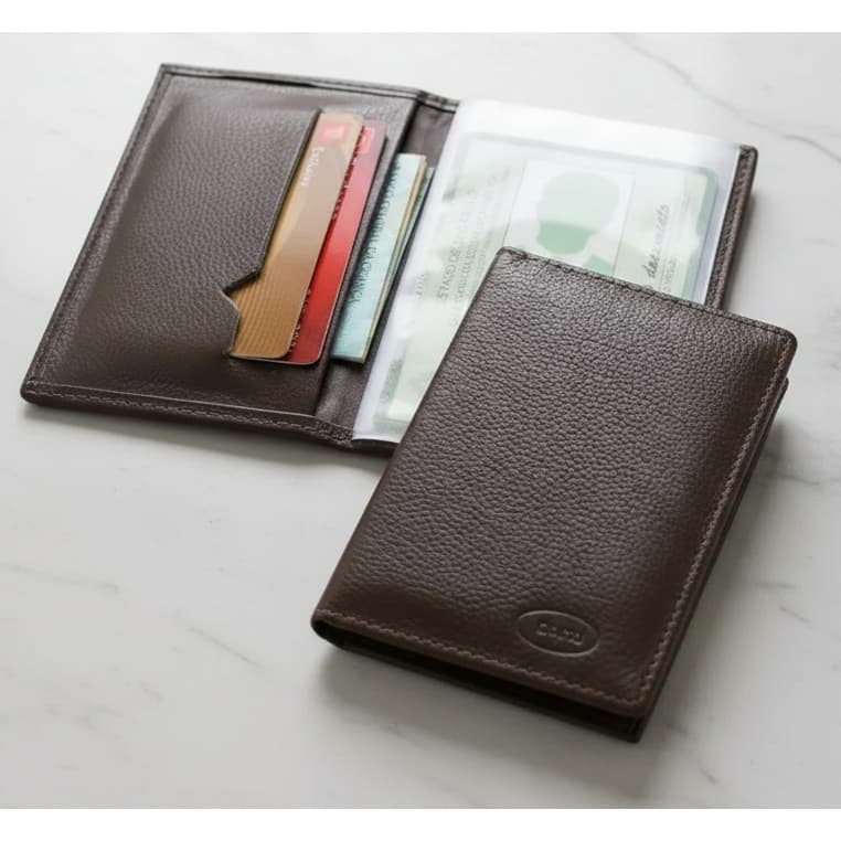 Porta Documentos De Carro Cnh Crlv Rg Notas Couro Legitimo com Plastificações Catálogo