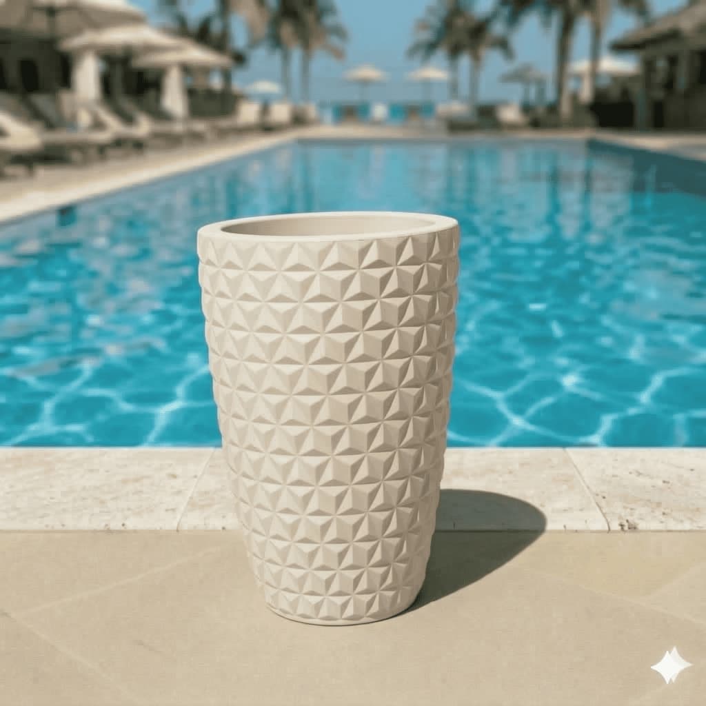 Vaso de Polietileno GIGANTE | 60 Altura x 37 Boca | Perfeito para Plantas Grandes e  Moderna GG