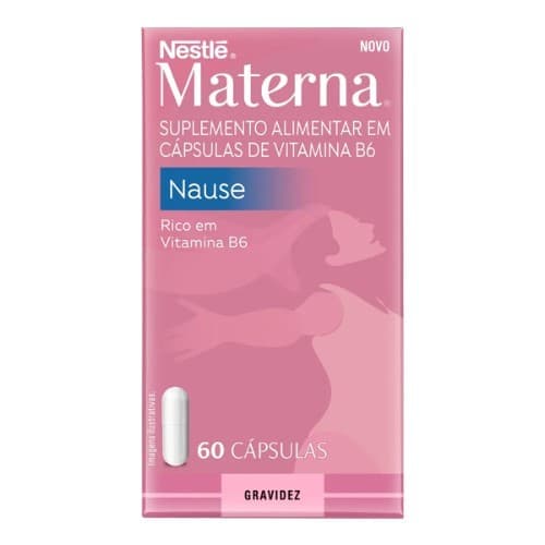 MATERNA NAUSE SUPLEMENTO ALIMENTAR C/60 CÁPSULAS