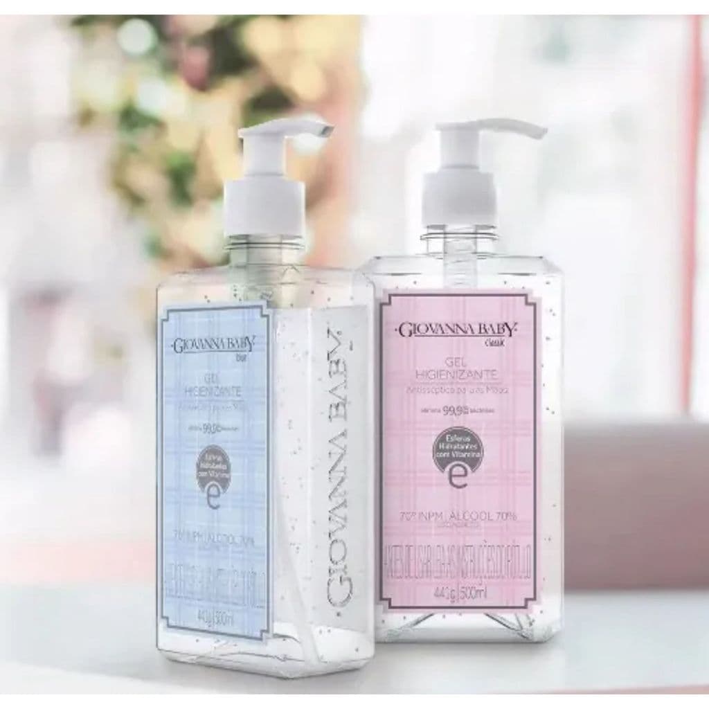Kit Alcool em Gel Giovanna Baby