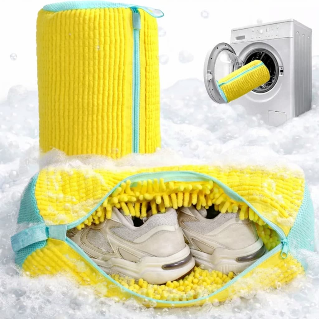 Saco para Lavar Tênis e Calçados com Zíper Reforçado Proteção Total na Máquina