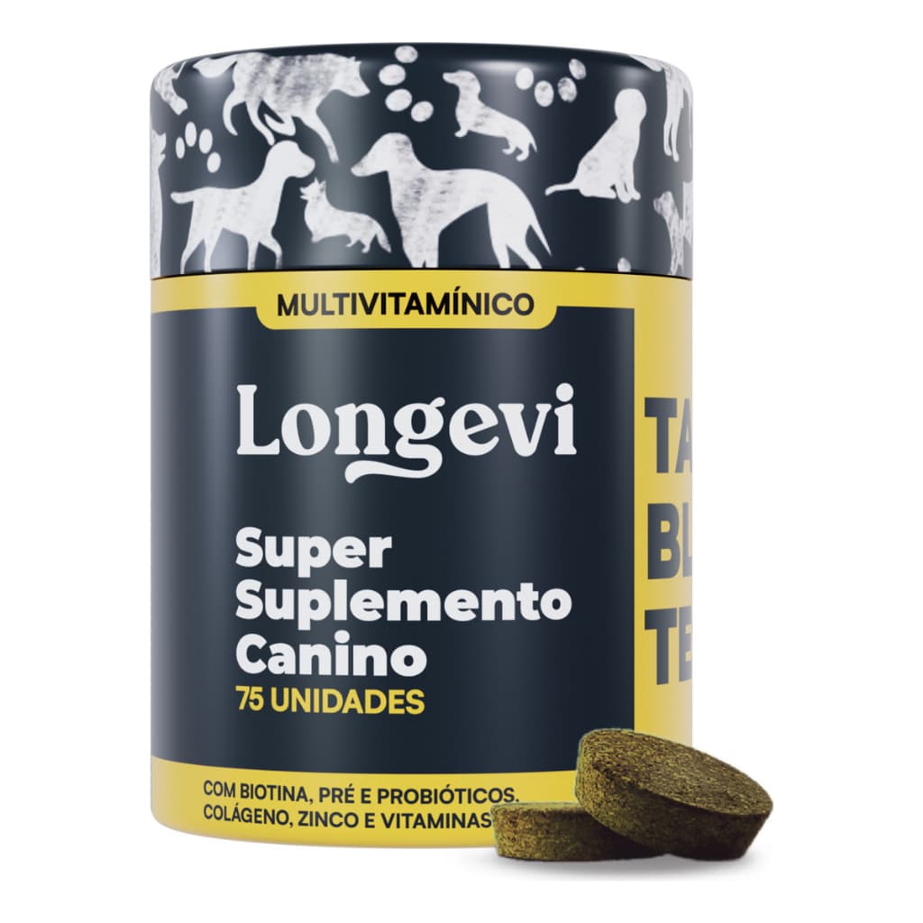 Longevi Tabletes - Super Suplemento Para Cães Petvi