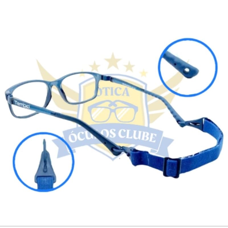 CORDÃO DE ELÁSTICO AJUSTÁVEL SUPORTE PARA ÓCULOS INFANTIL MODELO MIRAFLEX