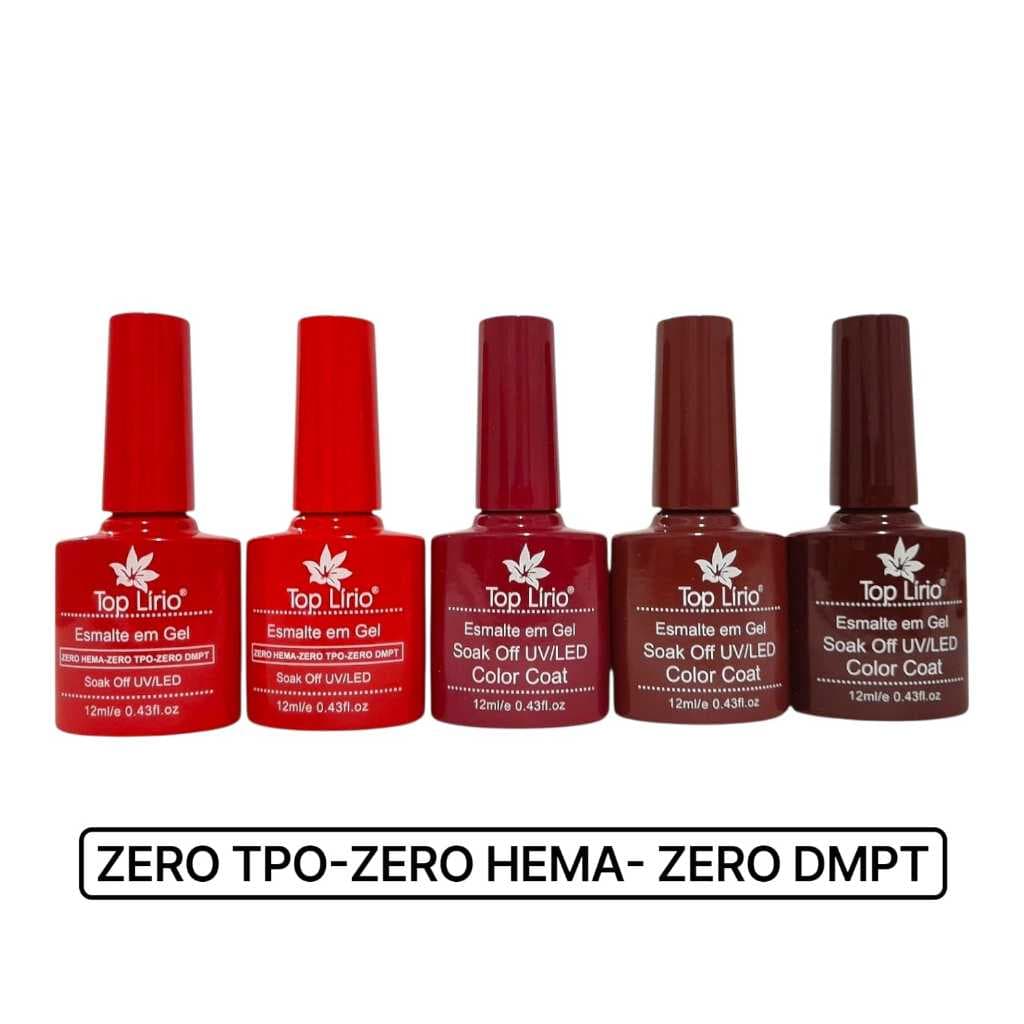 Kit Esmalte de Unhas em Gel XD/K&S e lirio  4/5 unidades LED UV COLEÇÕES soak-off 7,5ml kit Manicure