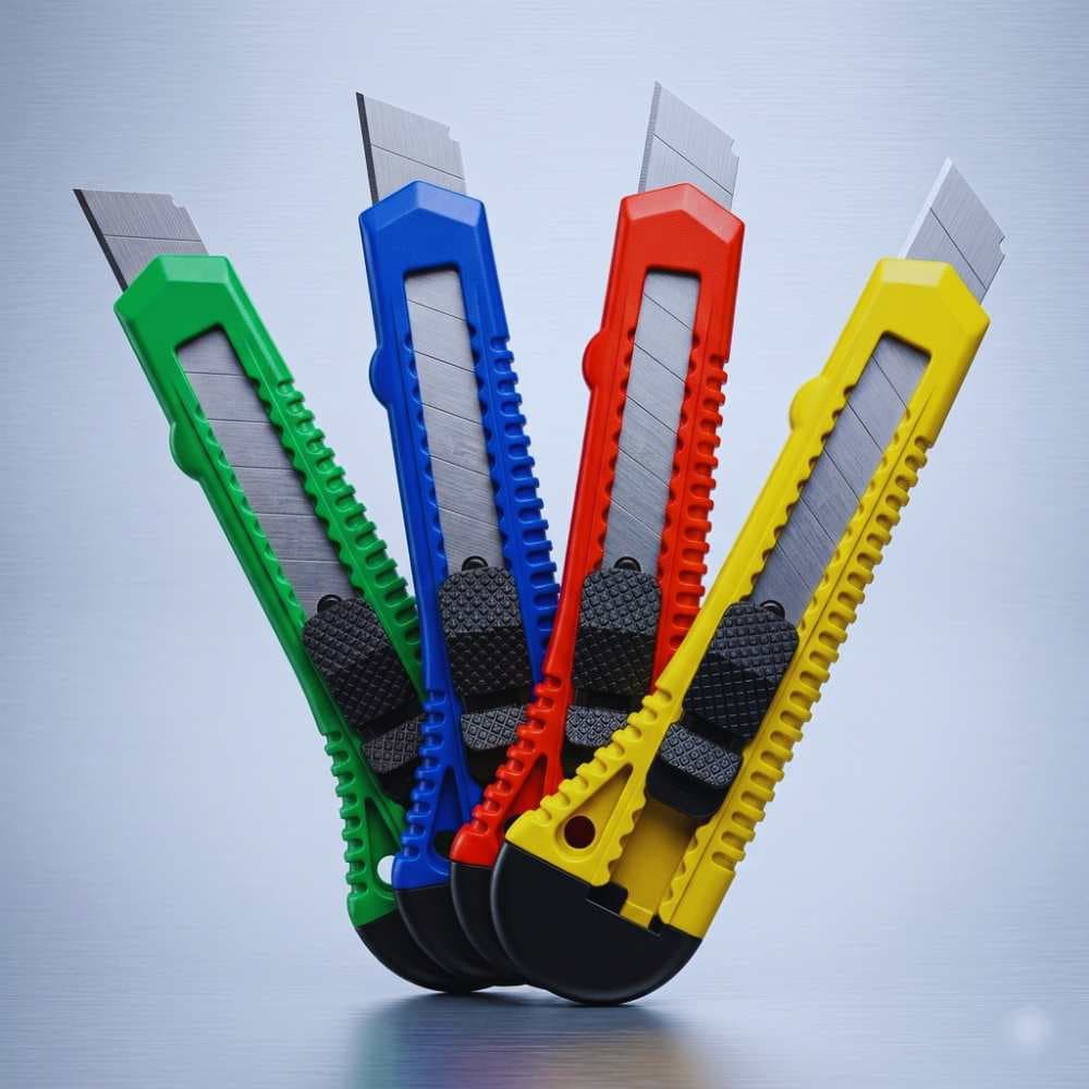 Estilete Profissional lamina Reforcada com Trava Segurança Alta Resistência