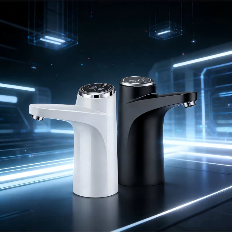 Bomba de água elétrica recarregável para chaleiras com torneira USB portátil