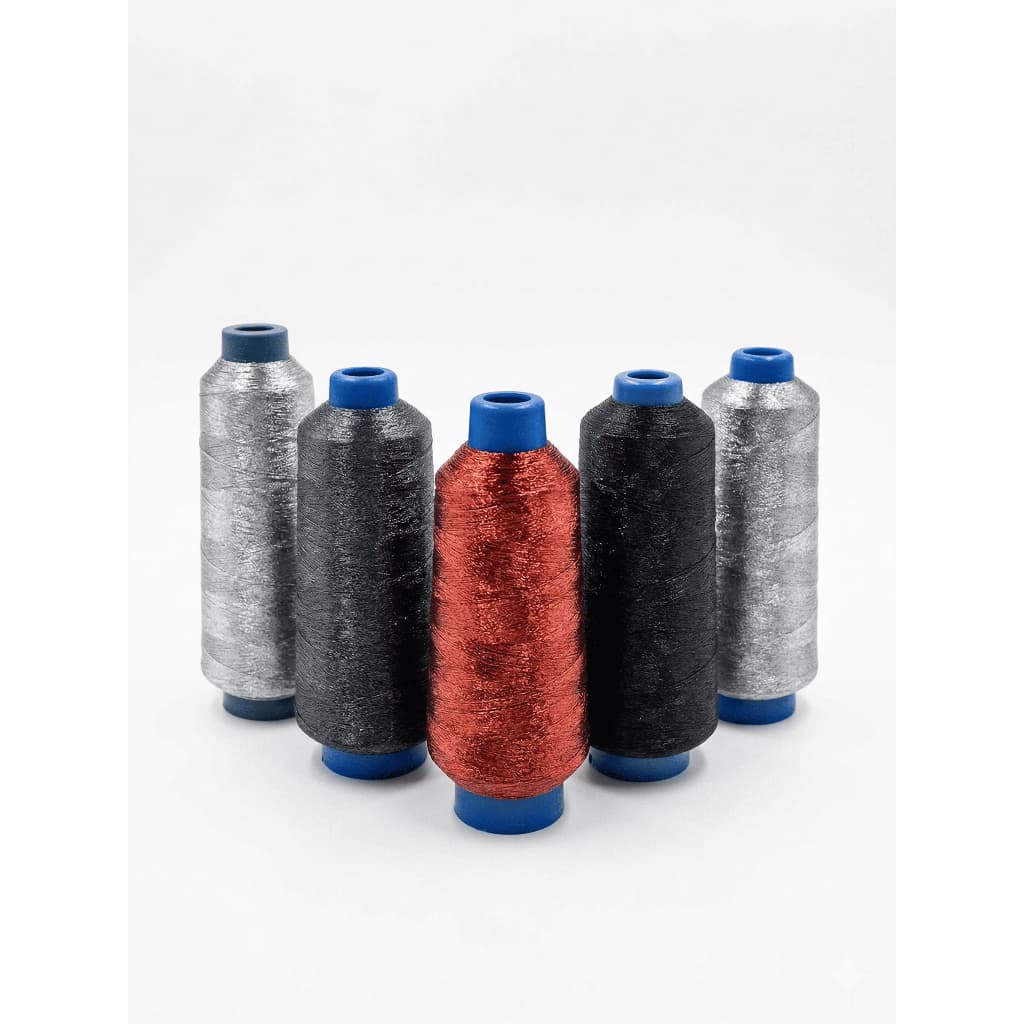 Fio Metalizado Linha Para Bordar 5000m BUCK 100% Poliester Diversas cores