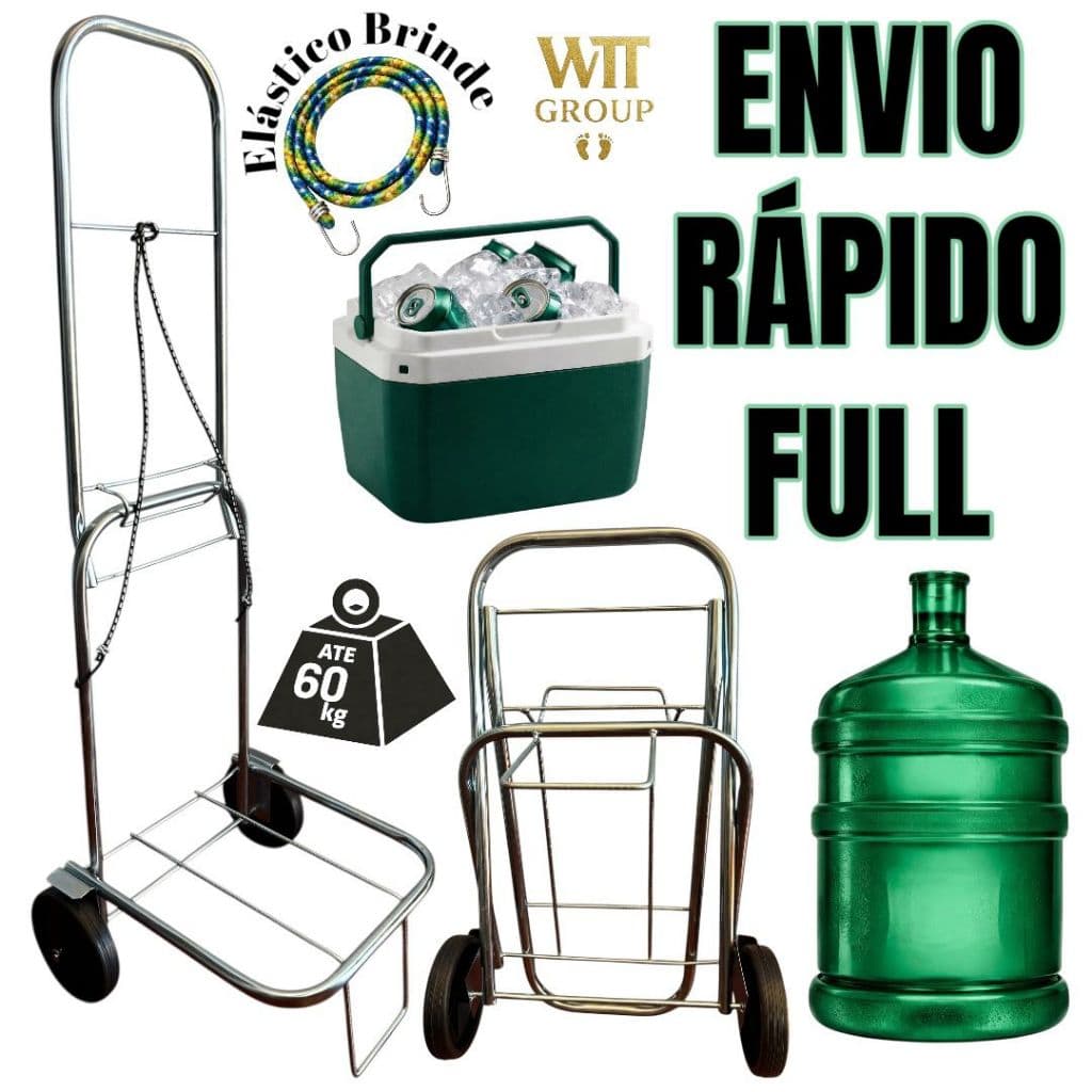 CARRINHO DE PRAIA MALEIRO DOBRAVÉL PARA COOLER GALÃO ÁGUA BOTIJÃO DE GÁS CESTA BÁSICA