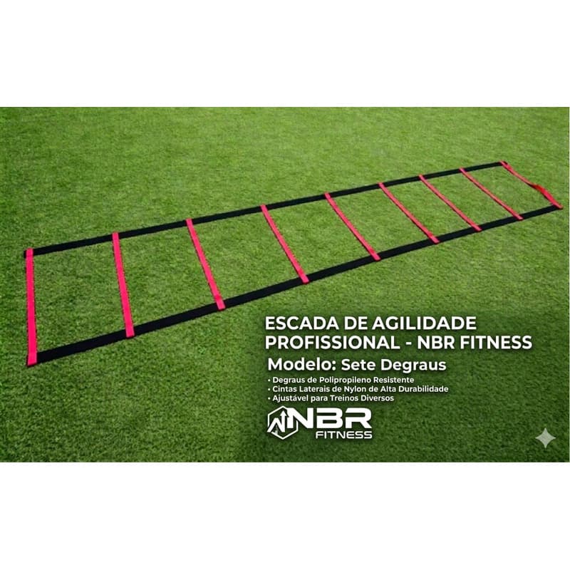 Escada de Agilidade Treino Funcional 7 Degraus Treino Academia Futebol