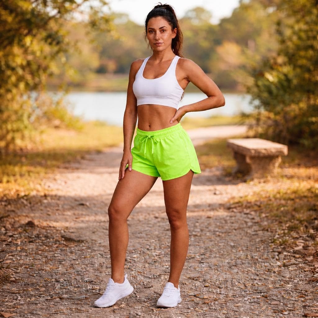 shorts tactel feminino fitnes academia corrida saida de praia