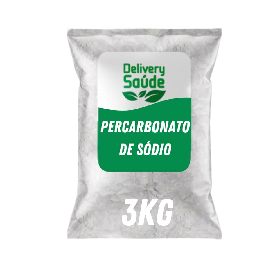 Percarbonato de Sódio Original Premium 100% Clareador de Roupas 1Kg/2Kg/3Kg