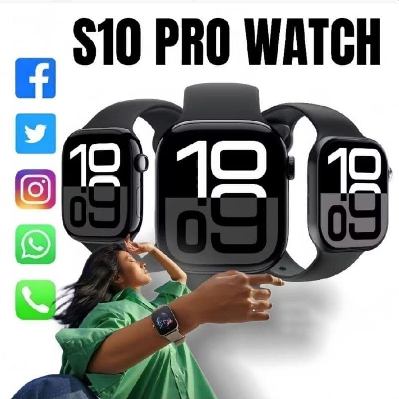 Smartwach HW S10 pro, Relógio inteligente, relógio digital inteligente, relógio digital mede pressão arterial