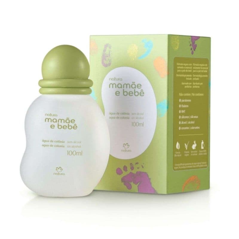 Água de Colônia Natura Mamãe e Bebê 100ml