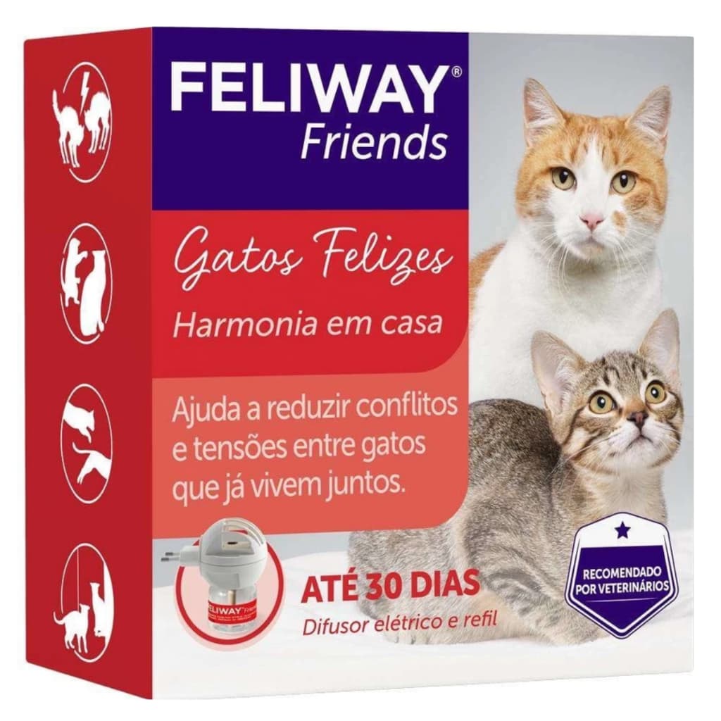 Feliway Friends Difusor Elétrico + Refil 48ml - Ceva