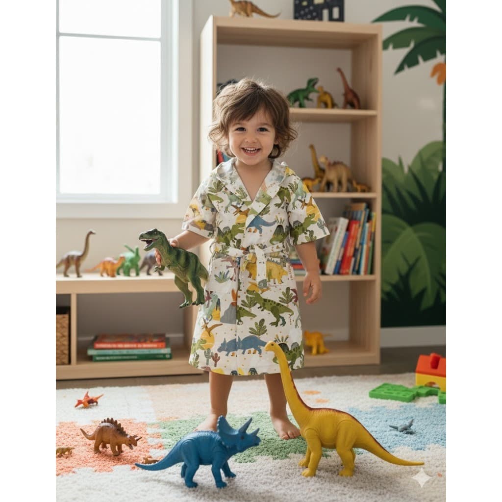 Roupão Atoalhado Estampado de Banho Baby - Infantil - Juvenil - Adulto Macio para Banho