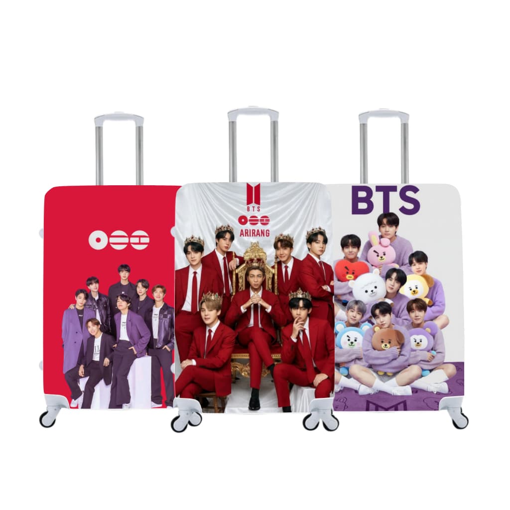 Capa de Mala Personalizada BTS Viagens Bagagem 03
