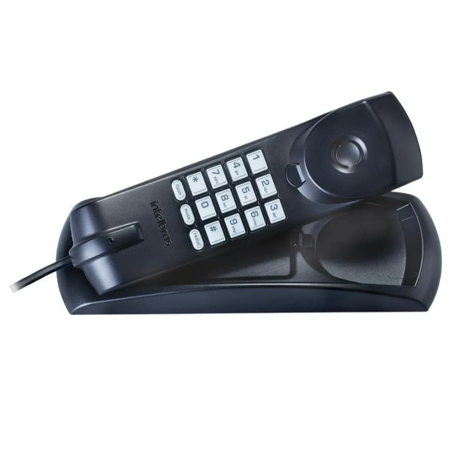 Telefone Com Fio Gondola TC 20 Intelbras Preto