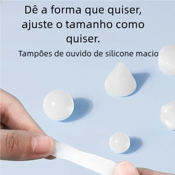 Protetor Auricular Ouvido Premium - Tampão Anti-Ruído Especial para Dormir
