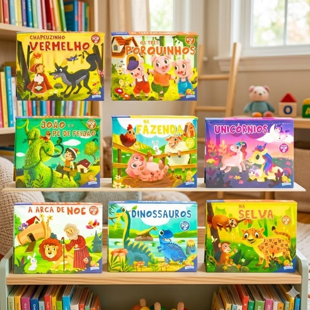 Contos Pop Up/ Capa Dura/ Cartonados/ 3D