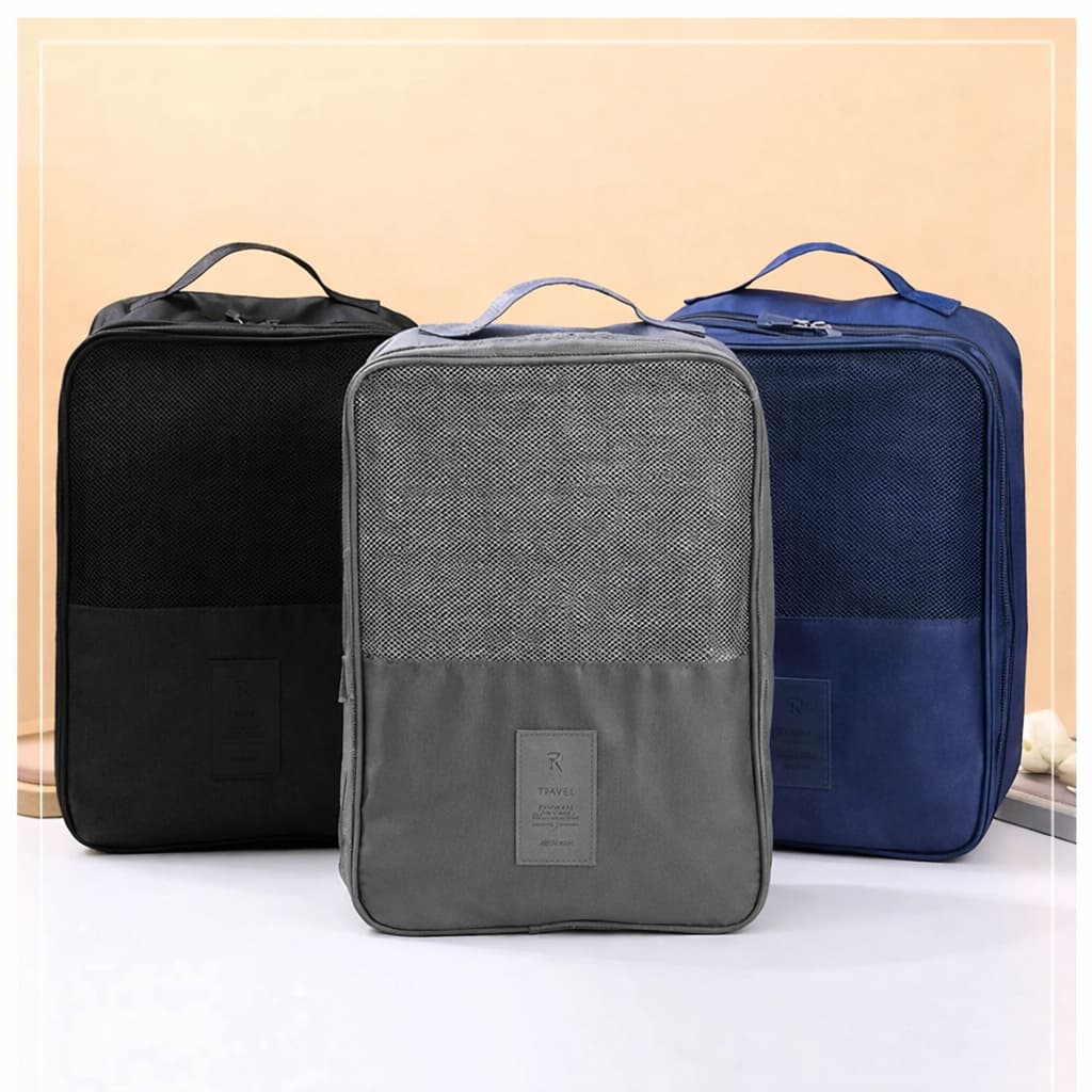 Bolsa de Viagem Nylon Multi Camadas com Porta Tênis e Sapatos