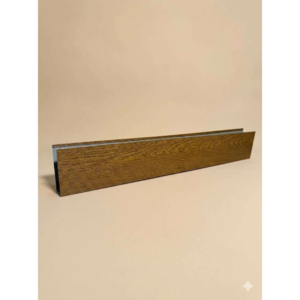 Salva Protetor de Porta com 3,5cm de espessura Metal com Pintura Amadeirada Não Enferruja