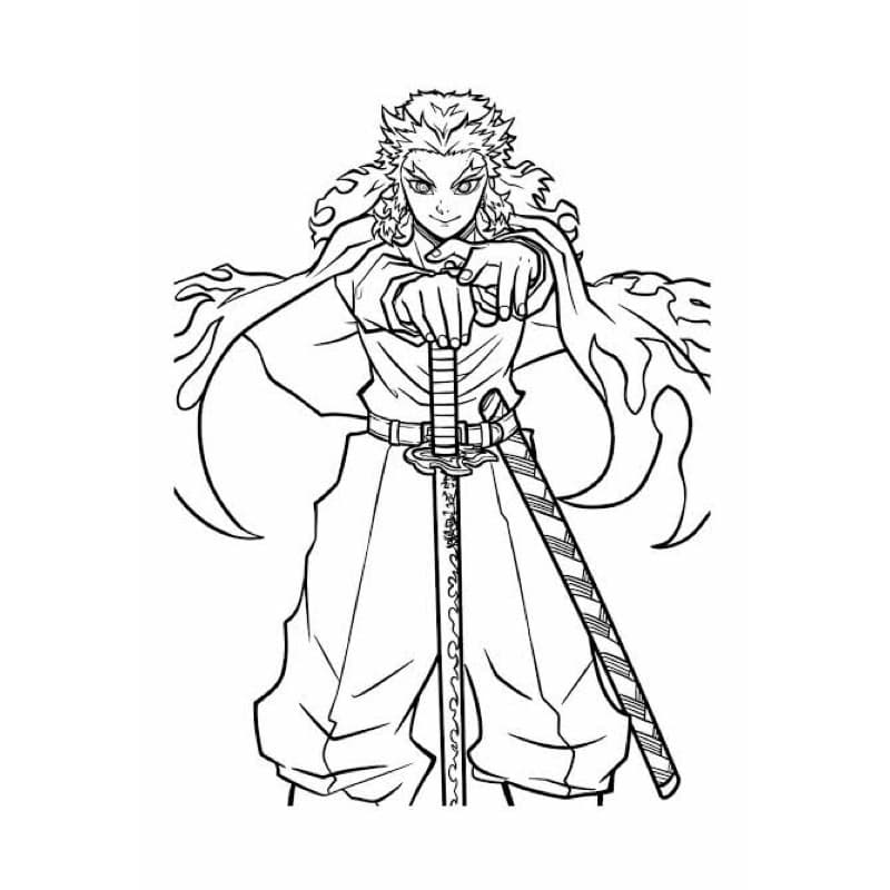 100 desenhos para colorir demon slayers - desenhos vareados em folha a5