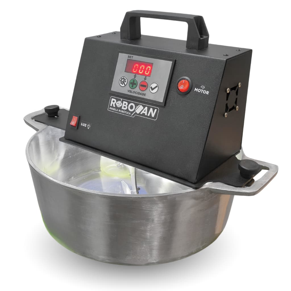 Panela Mexedeira Misturela Para Mexer Doces E Massas Robopan 8 Litros