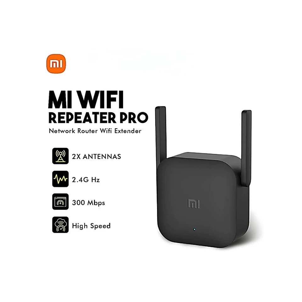 Repetidor Range Extender Pro Xiaomi Original Mi Wi-fi R03 Melhor Custo Beneficio Preto 100V/240V