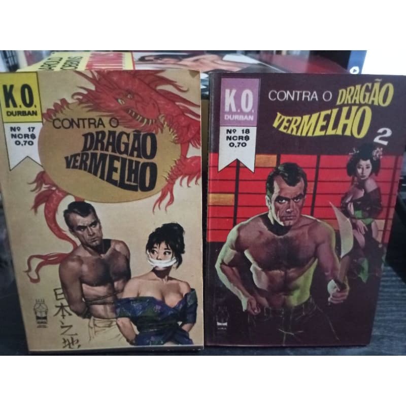 Livros K.O. Durban Contra O Dragão Vermelho 1 e 2