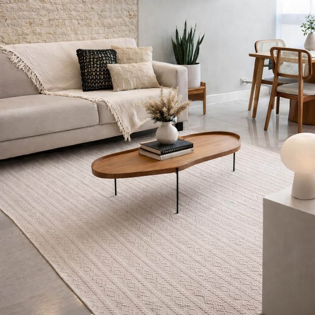 Tapete sala 100% algodão, Conforto e beleza. Prático! Pode ser lavado na máquina Diversas medidas Qualidade Premium