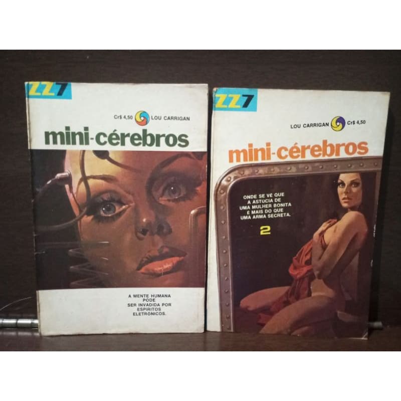 Livros Mini-Cérebros Volumes 1 e 2 - Lou Carrigan