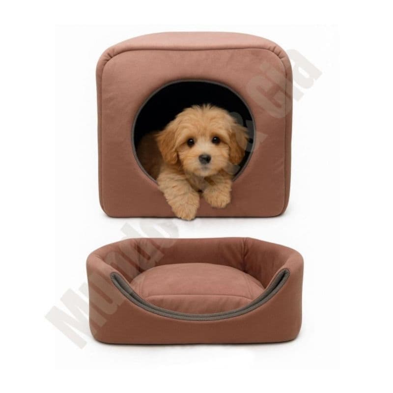casinha toca cama lglu 3 em 1 para  cães e gato tamanho P,M,G,,cor rose liso acabamento impecável