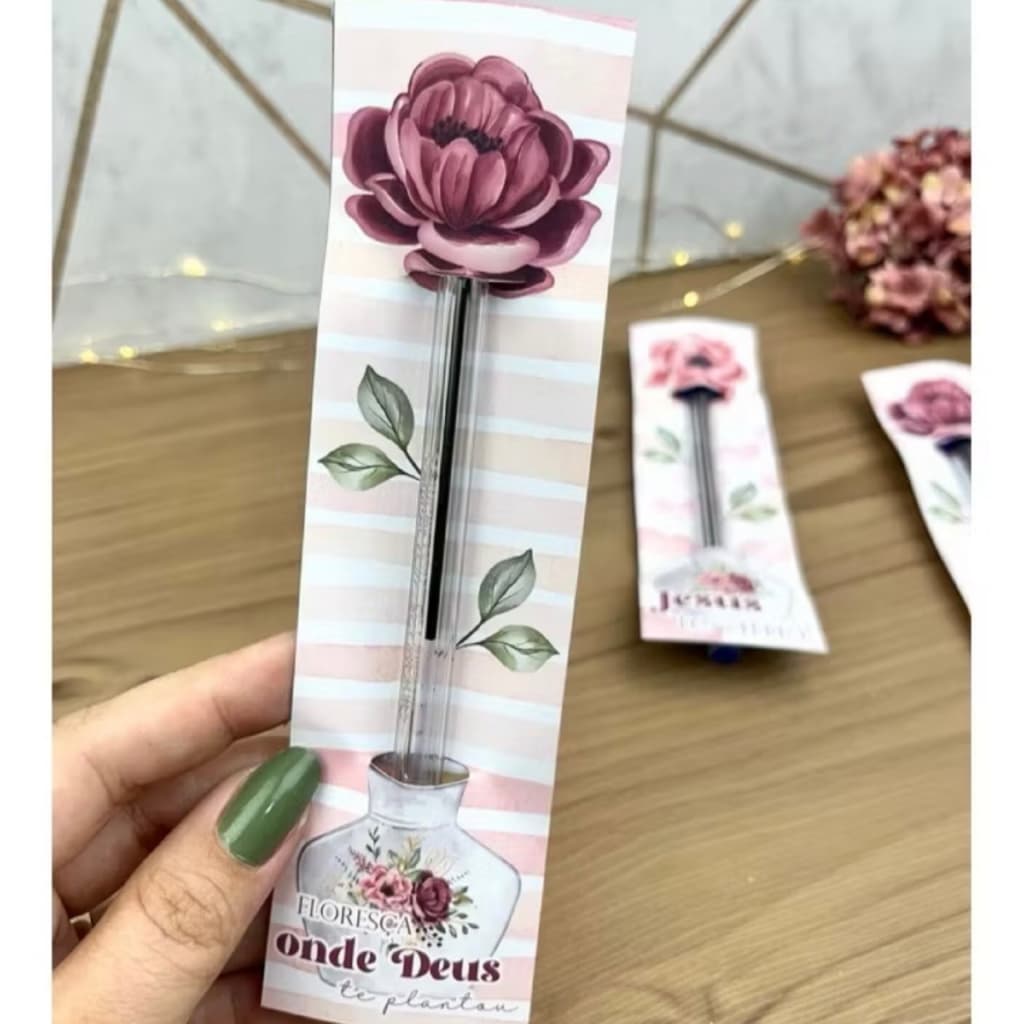 Card + Caneta Mimo Lembrancinha