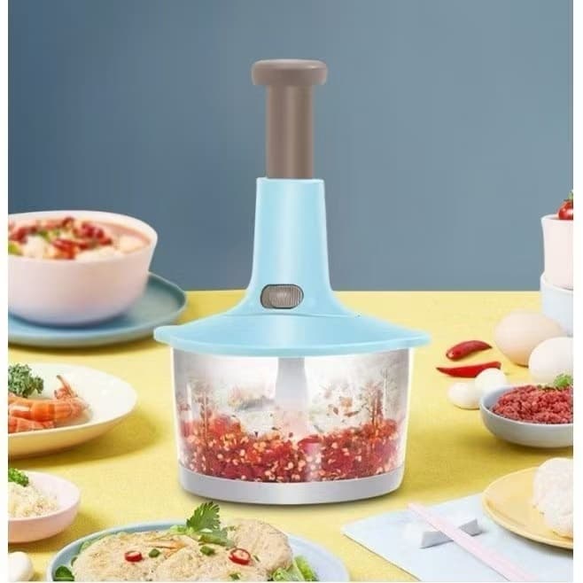 Mixer Triturador de Alimentos 2 Litros com 3 Lâminas de Aço Inox e Trava Protetora