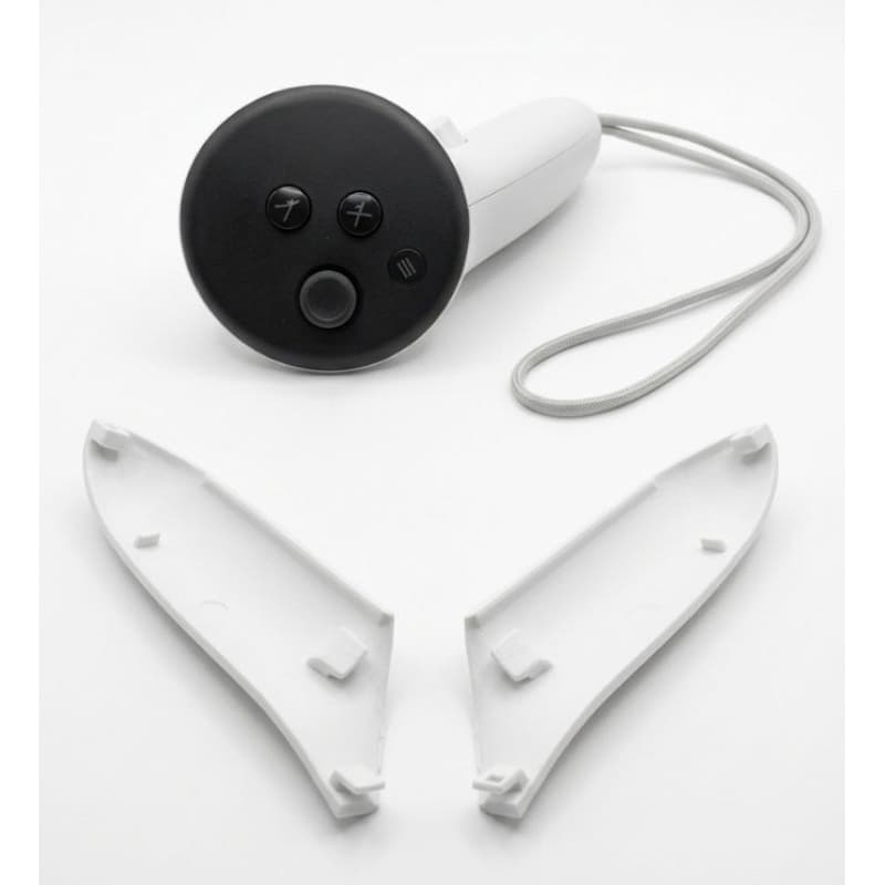 Tampa de Bateria / pilha para Controle Meta Quest 3 e 3s Reposição Par Lado Esquerdo e Direito Acessórios VR Sensor