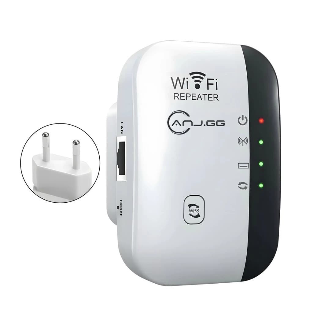 Repetidor WiFi 300Mbps Amplificador de Sinal Wireless Extensor com WPS