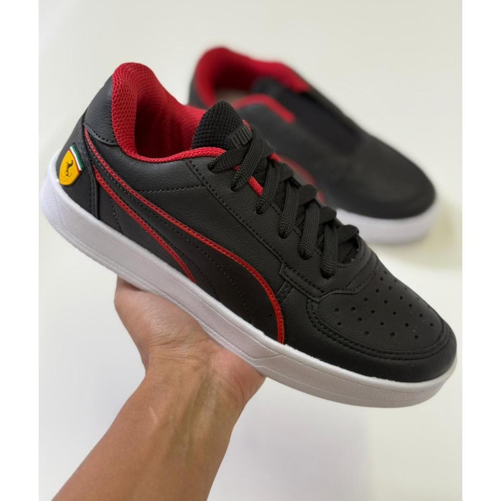 Tenis casual  ferrari leve academia promoçao